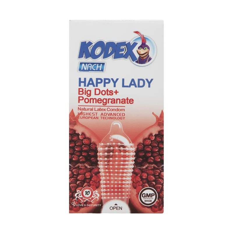 خرید کاندوم - کاندوم مدل Happy Lady بسته 10 عددی اصل با بسته‌بندی محرمانه و کیفیت بالا | شهر کاندوم